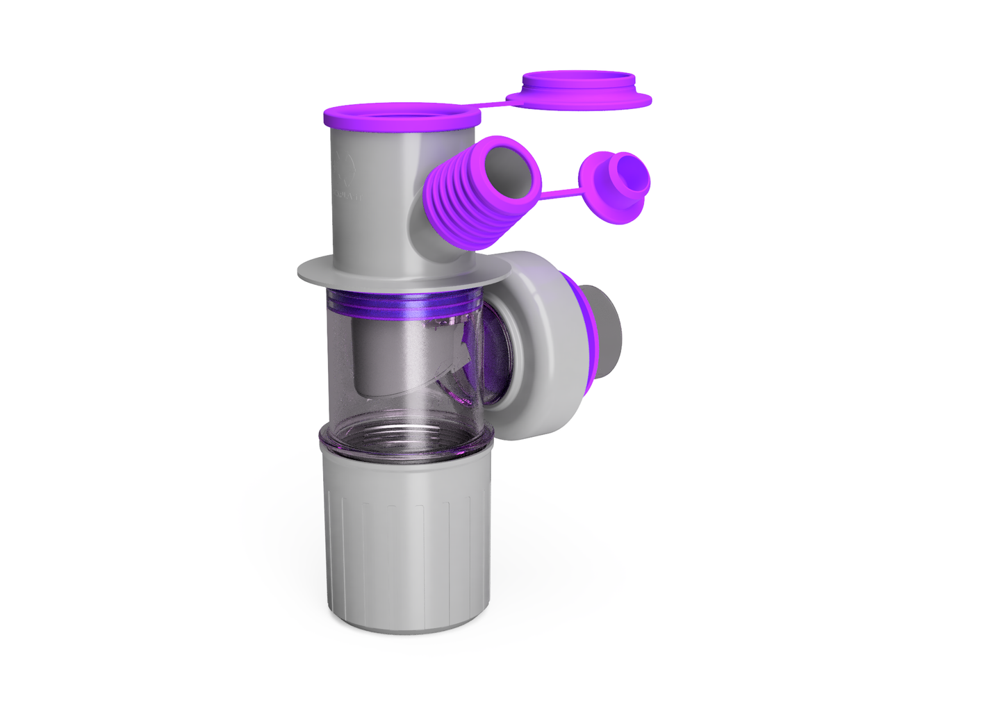 AQUENOX DRAINDUO - 2 Girişli Lavabo Gider Adaptörü (Koku Önleyici Valfli)
